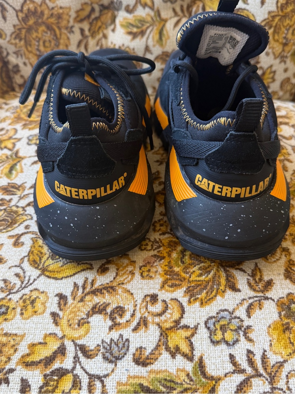 Caterpillar Raider Sport Sneakers Black/Yellow Men’s 5.5 / Women’s 7.5 - Picture 2 of 6